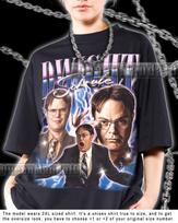 Dwight Schrute Shirt Retro Fan Tee, The Office 90s Retro Style Prison Mike SweaT-Shirt R027 2XL gray