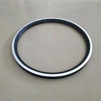 BMX 16*1-3/8 Bike Rim 349 Double Layer Rims Aluminum Alloy Folding Bicycle Rim 16/20/24/28/36 Hole 16 Inch Cyling Rim Black 36H gray