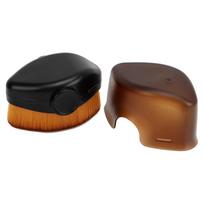 Nail Dust Brush Portable Soft Dust Powder Removing Cleaning Brush for Makeup Manicure Black black