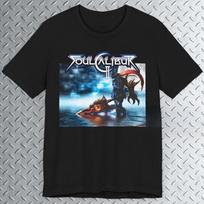 Soulcalibur 2 Retro Game Tshirt Video Game Tshirt Fighting Y2K Tshirt Mens Pure Cotton Casual Streetwear Couple Tops 3XL gray