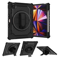 Case for IPad Pro 12.9 Air 11 13 2024 360 Kickstand Hand Strap Pencil Holder Cover IPad A16 11th 10.9 7 8th 10.2 Mini 4567 Funda iPad Air4 Air5 10.9 juoda