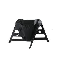 CAMPINGMOON Outdoor Camping Stainless Steel Plated Titanium Foldable Portable Hand Coffee Filter Drip Stand Coffee Funnel black
