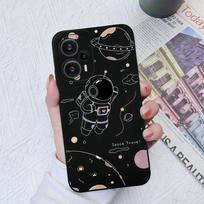Case For Poco F5 Pro Painted Flowers Soft Liquid Silicone Camera Lens Protection Back Cover For Xiaomi Poco F 5 F5Pro Protectors Poco F5 gray
