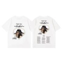 2026 Summer Madison Beer The Locket Tour Merch Tshirt Unisexs Women Fashion Pop Music Short Sleeve Casual Loose Y2k Shirt M beige