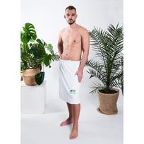 Men's sauna pareo kilt 100% natural cotton Yeye Ecru L/XL