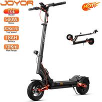 Electric Scooter ABE Certification Foldable Joyor T6E 10  500W Motor Top Speed 20Km/h 48V 18AH Range 70Km Load 148Kg 48V 18AH juoda