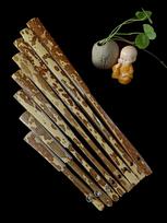 Purely Handmade Bamboo Fan with Plum Blossom Pattern, Xiangfei Bamboo Craft Fan, Jade Bamboo Core, Blank Suzhou-Style Folding Fan with Xuan Paper 4inch Bamboo Fan with Rice Paper Fan beige