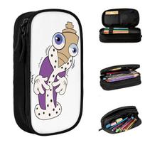 Kinger The Amazing Digital Circus Pencil Cases Pen Holder Bags Student Large Storage Students School Gift Pencil Box 21x10.5x5cm black