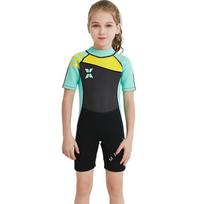 Kids 2.5mm Neoprene Wetsuit Snorkeling Swimming Surfing Kayaking UV Protection Full Body Warm Suit Girls Small