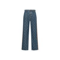 LOUIS VUITTON SS25 Džinsai Laisvalaikio leidimas Vyriški Mėlyni 1AGIV1 32 mėlyna