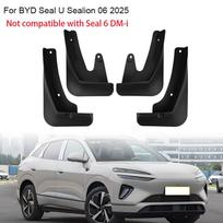 4pcs Mudguards For BYD Seal U EV Sealion 6 PHEV 2025 Mud Flaps Splash Guards Fender Dirt Protection Winter Sediment juoda