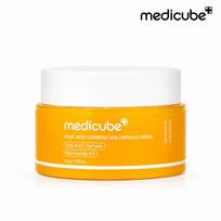 Medicube Kojic Acid Turmeric Vita Capsule Cream, Niacinamide Brightening & Dark Spot Care Dual-Texture Cream, 53g orange