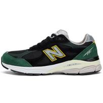 New Balance 990v3 Pagaminta JAV Juodi Žali Vyriški Bėgimo Bateliai M990CP3 40.5 black