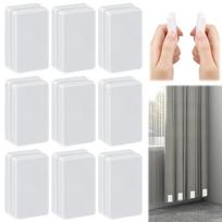 Magnetiniai audinio svoriai Sunkūs magnetai užuolaidoms Magnetiniai užuolaidų svoriai vėliavoms, užuolaidoms, staltiesėms vonios kambariui one size balta