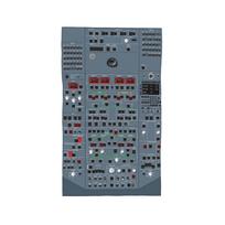 Airbus A380 overhead panel Soft Face Towel Quick Dry Pool Bath Cotton Towels Breathable W30*H60(CM) gray