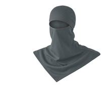 Summer 360° Full Face Breathable Balaclava Face Mask Adjustable Sun Protection Headwear for Cycling Fishing Hiking Helmet Liner tamsiai pilka spalva