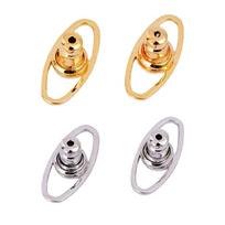 4pcs Locking Bullets Earring Support Lifter Backs for Droopy Ears Earring Lifters Ear Stud Stabilizers for Women