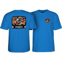 New Powell Peralta Skateboard Shirt Bucky Lasek Stadium Royal Blue L