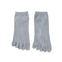 Thin Five Finger Socks With Separate Fingers Cotton Toe Socks Low Cut Ankle Sports Socks  Running gray