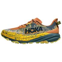 HOKA ONE ONE Speedgoat 6 Cushioning Abrasion Resistant Rebound Low top Running Shoes Men's Yellow Orange 1147791-TTT 44 yellow