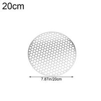 18-30cm Nerūdijančio Plieno Grilio Tinklelis Grilio Įrankis Apvalus BBQ Tinklelis Grotelės Stovyklavimas Iškylos Maisto BBQ Grilio Virtuvės Aksesuarai 20CM