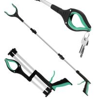 Foldable Gripper Extender Garbage Picker Gripper with 360 ° Rotating Clip Hand Tools Litter Reachers Pickers with Non-slip Jaws