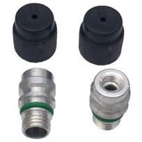(5 Count) M12x1.5 Male High Side A/C Charge Port Valve Includes Caps For MT0105,800-955, 59946,GM 52458184, 15-5438 CN black