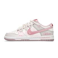 Nike Dunk Low viršutiniai riedlentės batai Unisex Balti Rožiniai DO6485-600(Komanda162-Dunk) 39 white