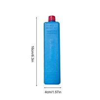 Ice Pack Reusable Gel Cold Freezer Box Cooling Water Injection Crystal Box for Lunch Boxes Picnic Travel Fresh Food Cake Storage blue