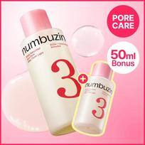 numbuzin No.3 Silky First Texture Boosting Toner 200ml Set (+50ml) pink