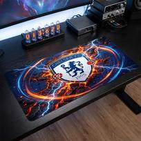Chelsea FC Printed Large Mouse Pad, Non Slip Soft Rubber Gaming Desk Mat for Office Laptop Computer Decor 30cmx60cm（11.8x23.6inch）