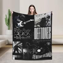 Deftones Roko Grupės Antklodė Jauki Minkšta Mesti Antklodė Sofai 50x60 Colių Įvairių Dydžių Patalynės Užtiesalai 75X95CM