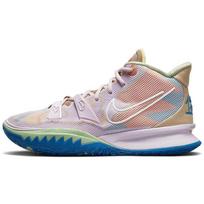 Nike Kyrie 7 Mid top Performance Basketball Shoes Men's Light Pink Asian Version CQ9327-600 44 white