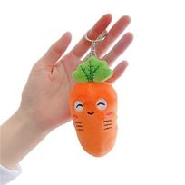Case Charms Jewelry Accessories  Carrot Keyring Vegetables Carrot Keychain Cartoon Key Holder Carrot  Keychain sidabras