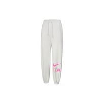 Nike Alphabet Print Drawstring Knit Joggers Women Bottoms White FN1903-025 XL white