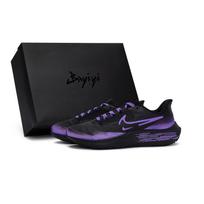 Nike Air Zoom Pegasus 39 Slip Resistant Abrasion Resistant Low top Running Shoes Men's Black Purple DO7625-001(Team80-S-BOX) 38 black