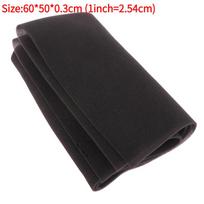 Didelio tankio aktyvuotos anglies putplastis 60*50*0,3 cm Universalus gartraukio anglies filtras Anglies virtuvės gartraukio dalys' black