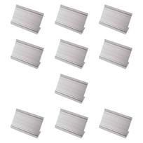 Metal Price Tag Display Holder L Shaped Stand for Custom Label Signs in Retail and Conference Settings