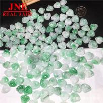 Myanmar Mine Timber Waxy Jadeite Jade Buddha Statue Buddha Pendant Jade Buddha Statue Smiling Buddha Emerald  Pendant Necklace gray