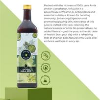 JHAJHU Foods Pure Amla Juice 500ml | Indian Gooseberry (Amla) Juice | Rich in Vitamin C & Antioxidants | No Added Sugar, No Chemicals, No Preserv