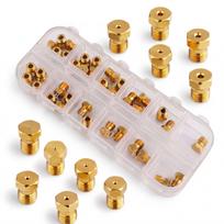 36-Piece Stove & Oven Gas Conversion Kit: LP to Natural Gas Brass Nozzles M6x0.75