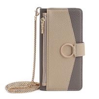 Case for Google Pixel 11/Pixel 11 Pro 5G, wallet-style PU leather flip cover with credit card holder pilka