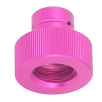 Soda Water CO2 Adapter Aluminum Alloy Quick Connect TR21 4 Thread CO2 Cylinder Adapter for DUO pink