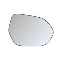 Passenger Side Mirror Glass w/Backing Plate Heated For Toyota Camry 2018-2024 white
