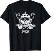 Adventure Time Skull Face T-Shirt M juoda