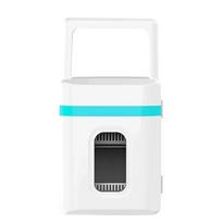 12V/220V Car Electrical Mini Refrigerator Home Car Dual Use 10L Cooling And Heating Box 12/220V Universal Refrigerator white