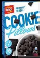 Sausi pusryčiai OHO Cookie pillows 375 g, DRBOHO4770149214472