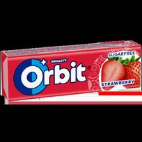 Kramtomoji guma ORBIT Strawberry Stickpack, 14 g, KGGORT50173464