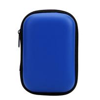 Portable Travel Electronics Storage Bag, Zipper Cable Earphone Organizer, Sundries Charging Case Storage Pouch for Daily Use blue
