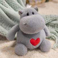 New Adorable Ant Hippo Stuffed Pillow Fur Material Realistic Animal Insect Plush Toy Doll Bedroom Decor Birthday Christmas Gifts about 23cm